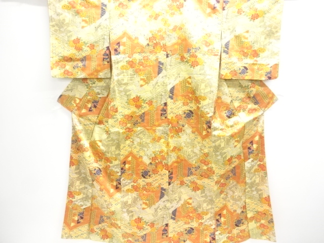 JAPANESE KIMONO / KOMON / FLOWER DRUM 